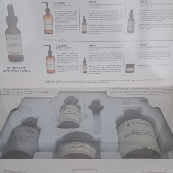 Perricone MD Wrinkle Fighting System Skincare Collection with Neuropeptide Serum